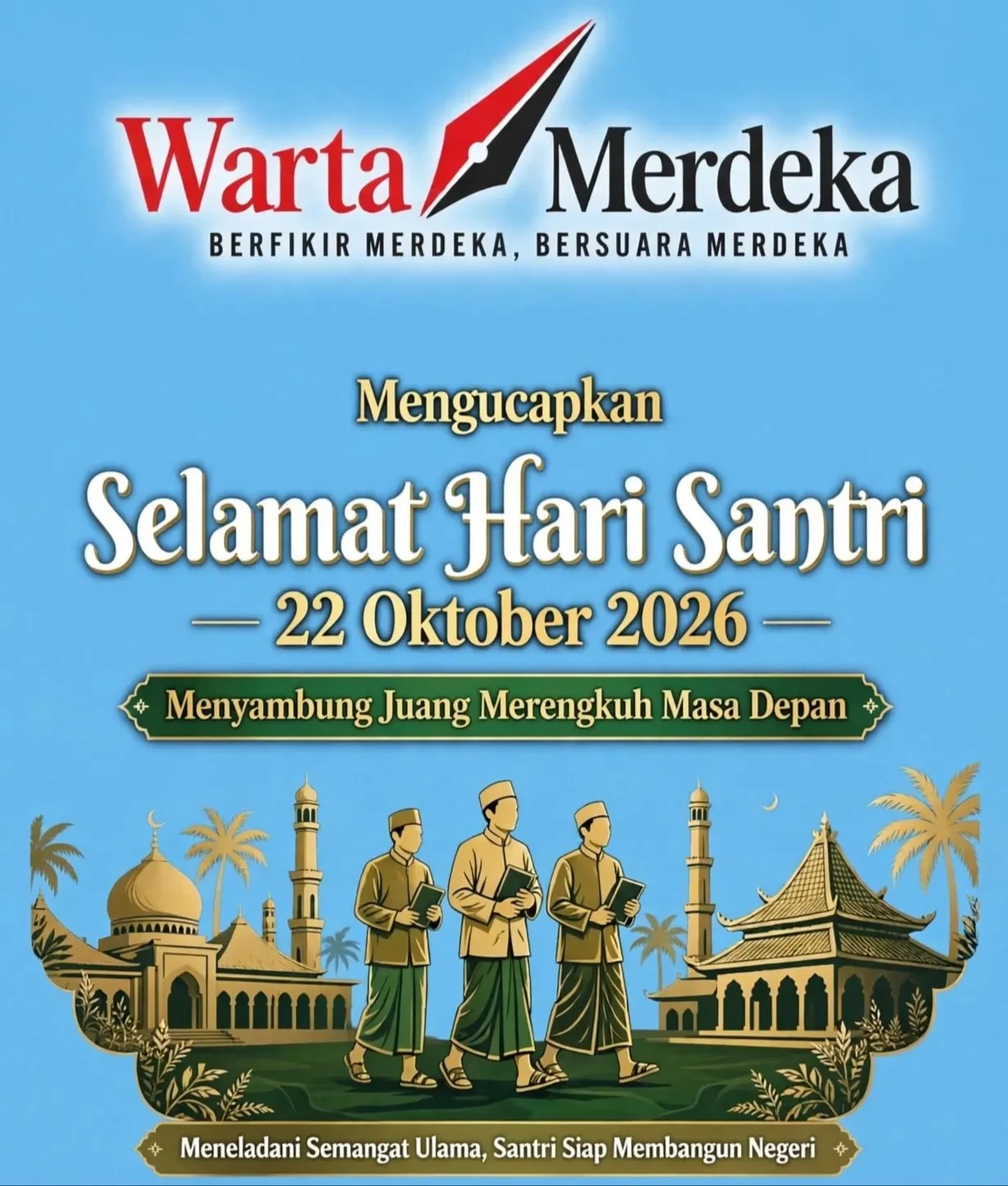 Iklan hari santri wartamerdeka.net