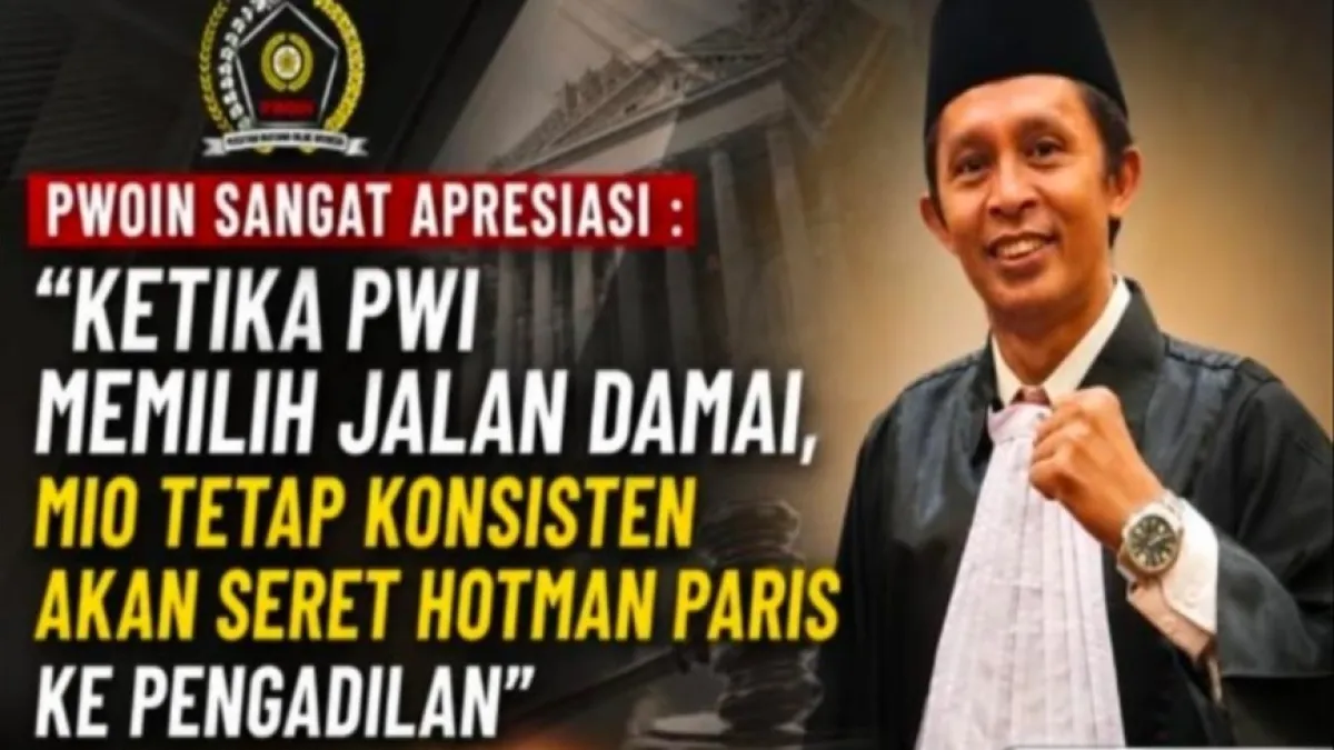 PWOIN Apresiasi Sikap MIO Konsisten Seret Hotman Paris Ke Pengadilan