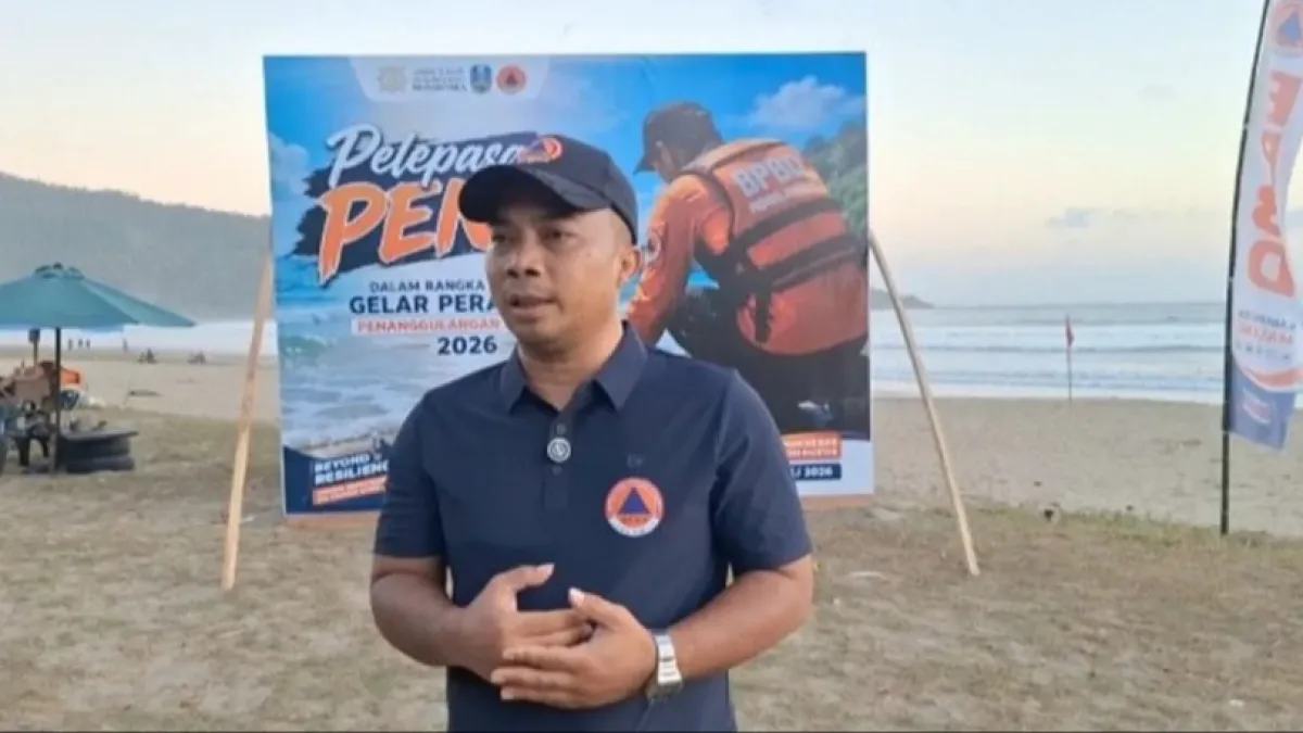 BPBD Kab/Kota se-Jatim Semarakkan Gelar Peralatan 2026 di Pantai Pancer Door Pacitan