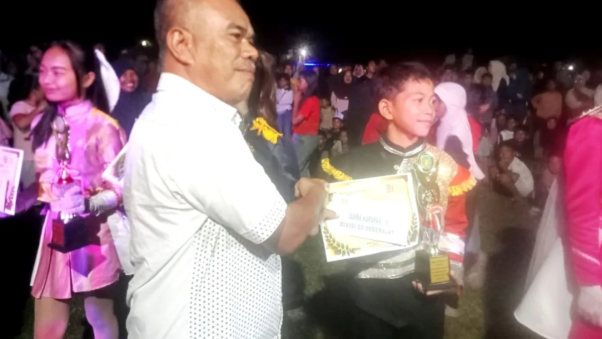 Pemkab Langkat Gelar Lomba Drumband, SMPN 2 Babalan Raih Juara 1