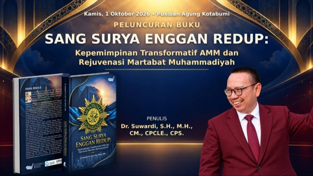 Pelantikan FOKAL IMM Lampung Utara dan Peluncuran Buku Suwardi